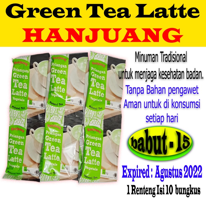 Jual Green Tea Latte Vegetale Hanjuang Minuman Tradisional Instan