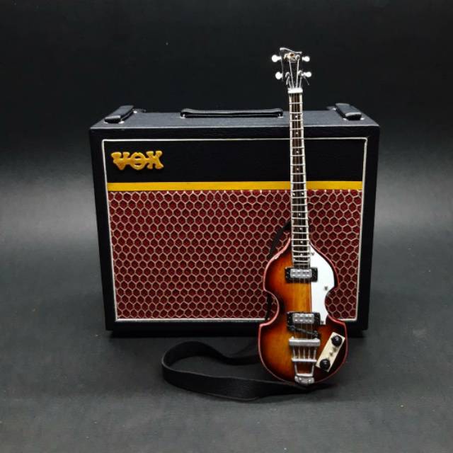 Jual Miniatur Ampli Vox Beatles Plus Gitar 15 Cm Bass Hofner Shopee