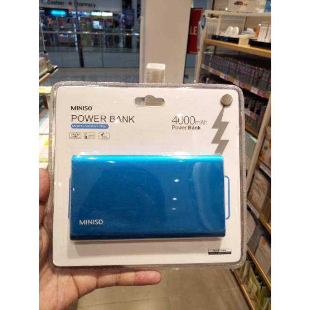 Jual Powerbank Ultra Thin Aluminum Mah Miniso Shopee Indonesia