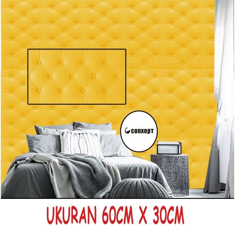 Jual Tt Wall Paper D Foam Headboard Dinding Busa Stiker Wall Foam