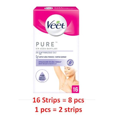 Jual Veet Bikini Wax Strips Shopee Indonesia