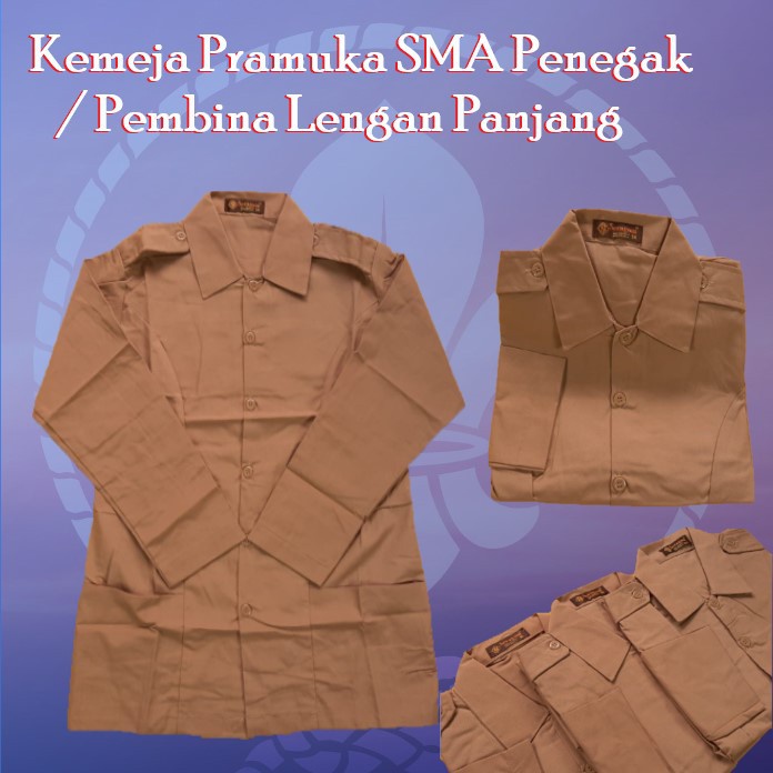 Jual Baju Seragam Sekolah Seragam Sekolah Pembina Pramuka Tex Lengan