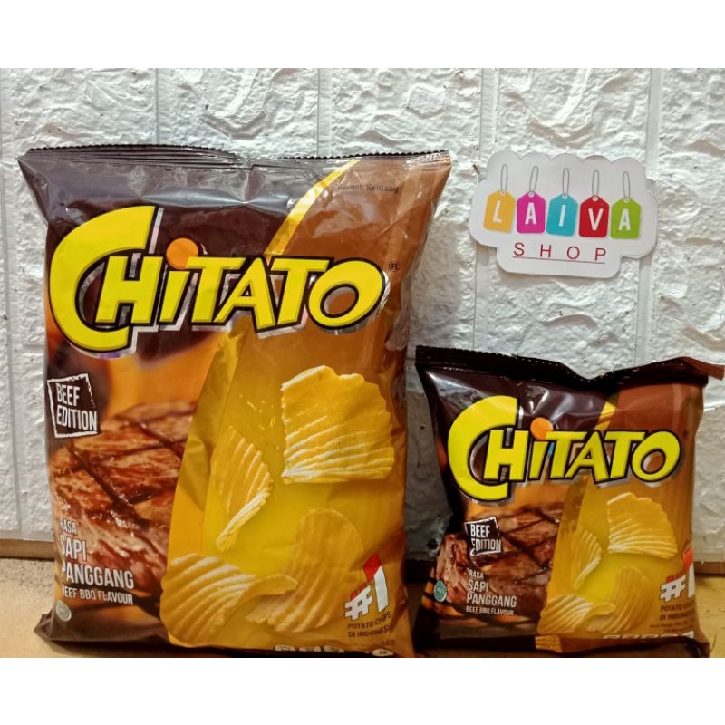 Jual Chitato Rasa Sapi Panggang Keripik Beef Barbeque Shopee Indonesia