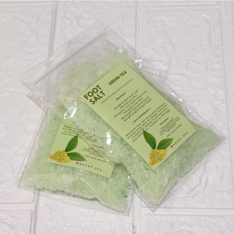 Jual Bath Salt Green Tea Foot Salt Garam Rendam Kaki Aromatherapy