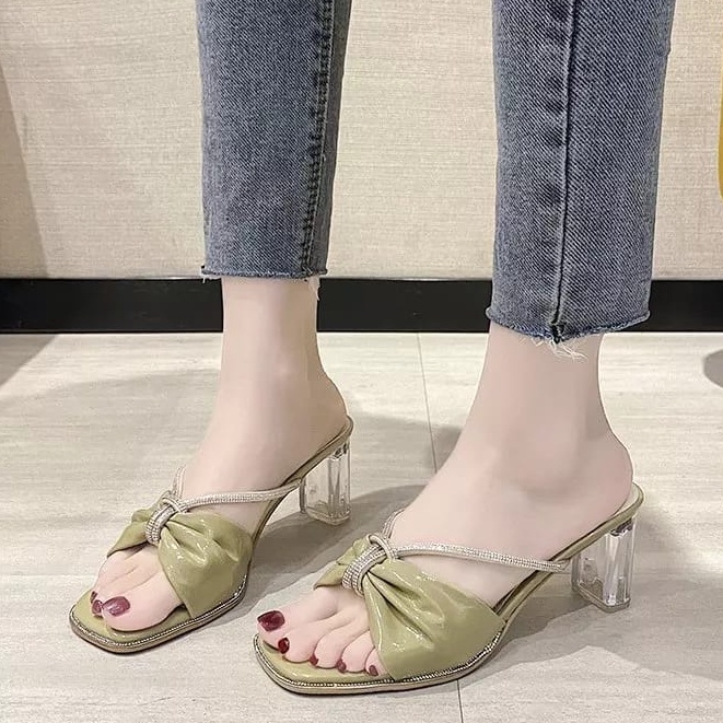 Jual AURORA Heels ADREENA Sandal Wanita Hak Tinggi High Heels Sepatu