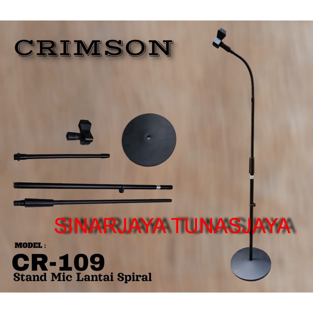 Jual Stand Mic Crimson CR109 Tripod Mic Kaki Bulat Shopee Indonesia