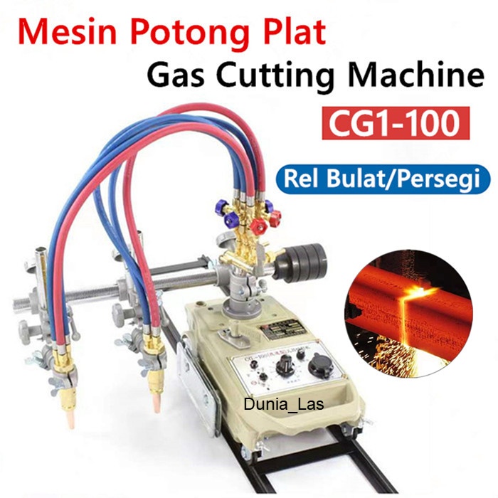 Jual Gas Cutting Machine CG1 100 Mesin Las Potong CG1100 Rel Rail Hole