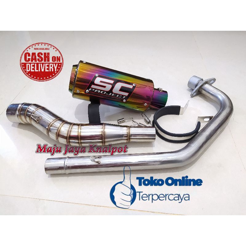 Jual Knalpot Sc Project Pelangi R V V Byson Gsx Vixion New R