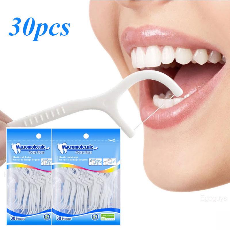 Jual Dental Floss Pembersih Gigi Tusuk Benang Gigi Isi Pcs