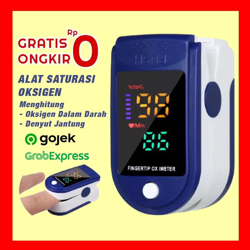 Jual Alat Saturasi Oksigen Oximeter Pulse Oksimeter Flowmeter Oksigen