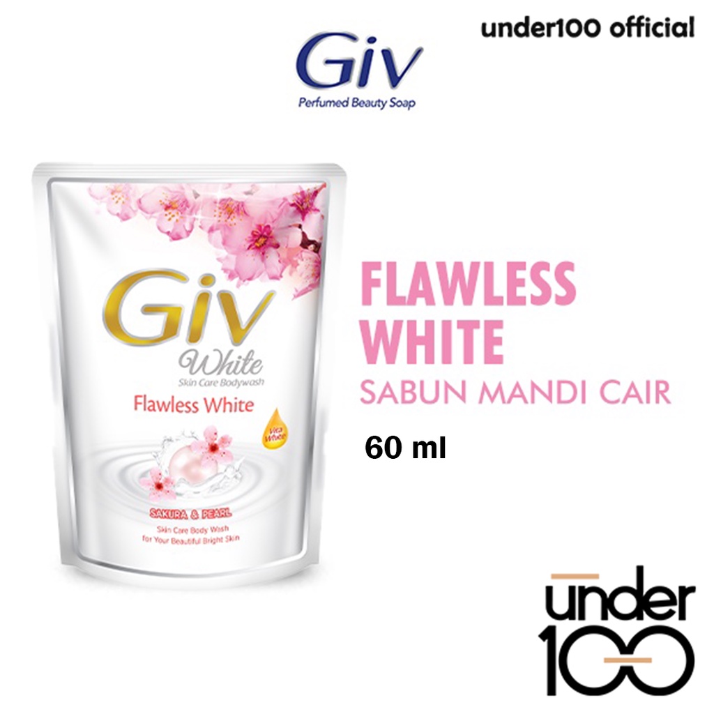 Jual UNDER 100 GIV White Body Wash Liquid Perfumed Hijab Sabun