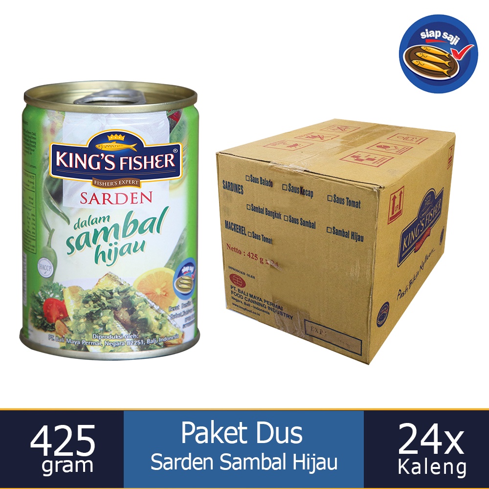 Jual Myhomey Paket Dus Pc King S Fisher Sarden Sambal Hijau Makanan