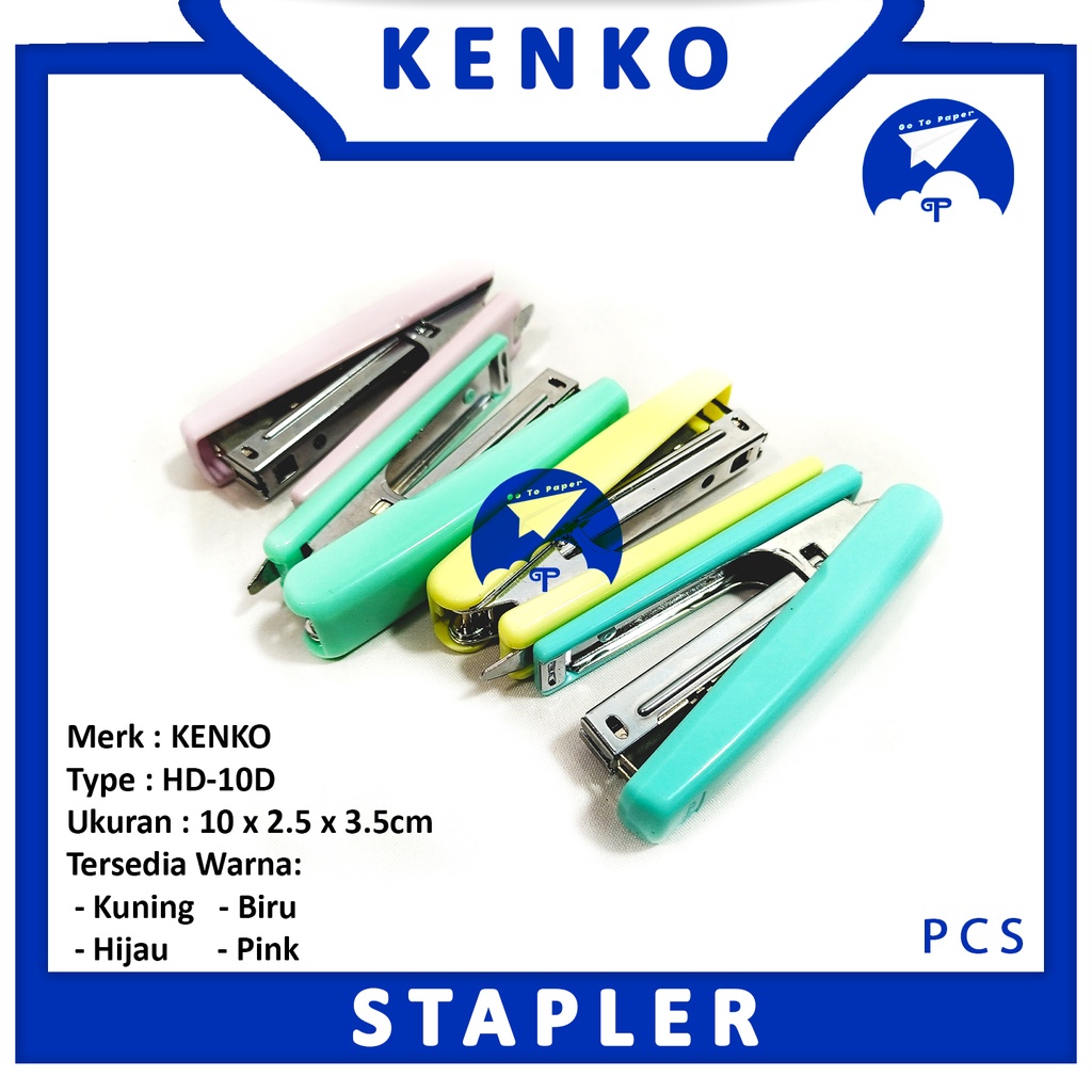 Jual Kenko Stapler Hd D Pastel Color Pcs Shopee Indonesia