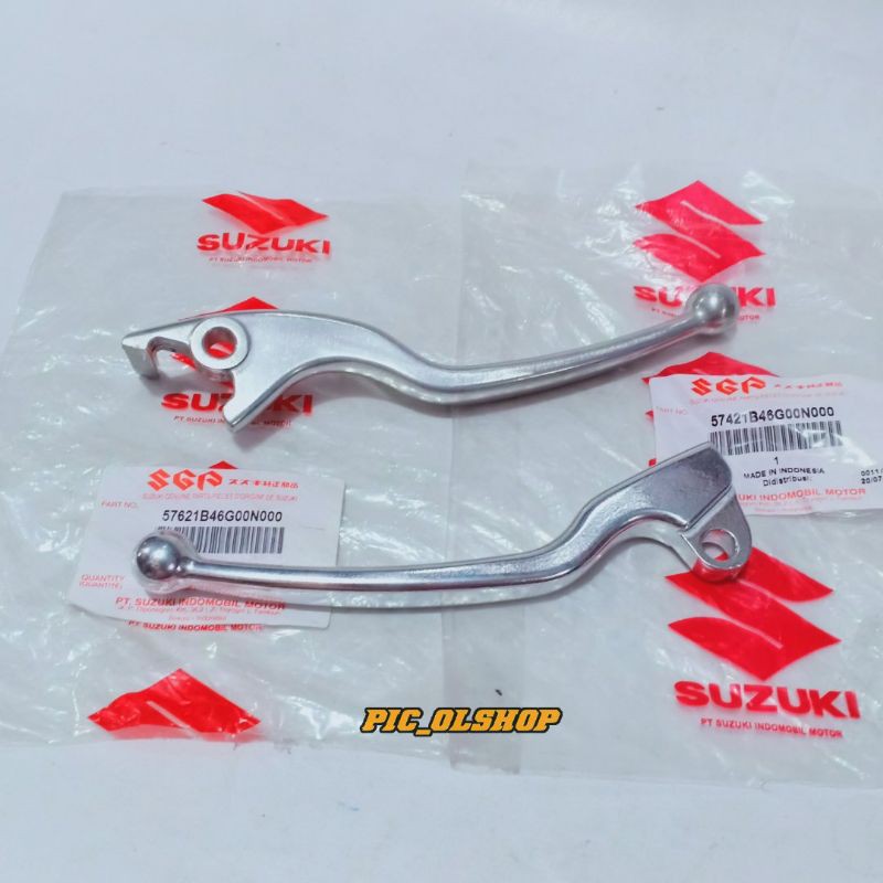 Jual Handle Rem Depan Belakang SPIN 125 SKYDRIVE Silver Handel Chrome