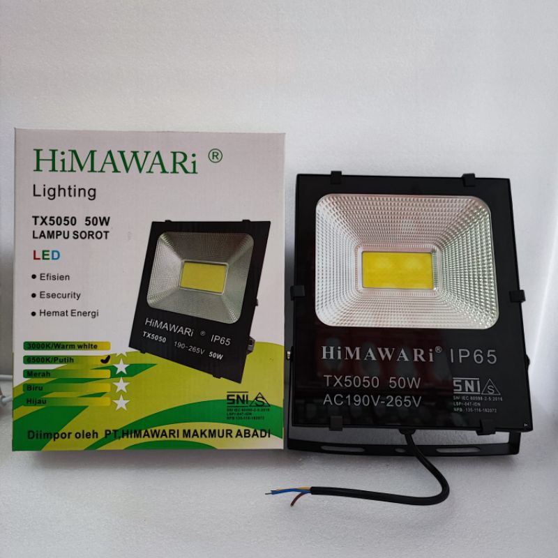 Jual Himawari Lampu Sorot Led Flood Light Tx Watt K Putih