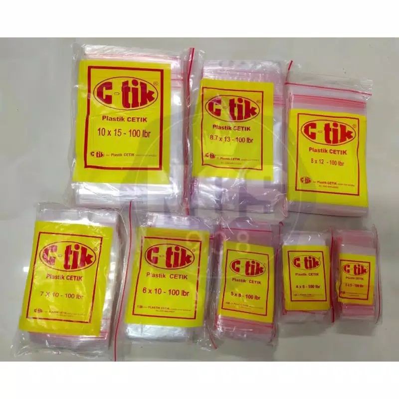 Jual Plastik Klip C TIK Isi 100lbr Shopee Indonesia