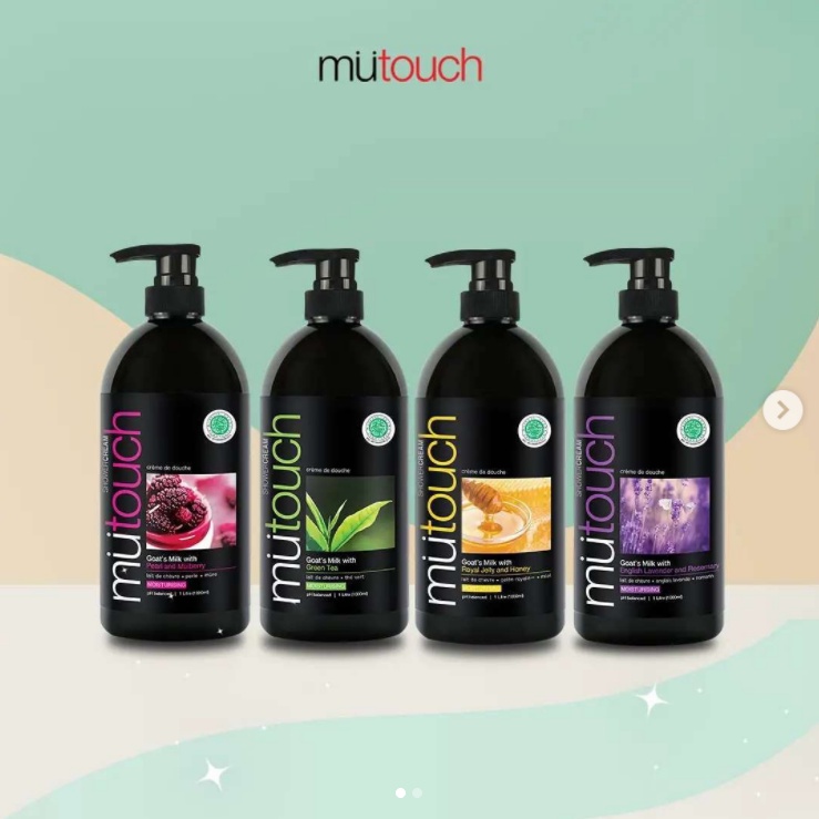 Jual Mutouch Goat S Milk Shower Cream Sabun Mandi Pump Ml Shopee