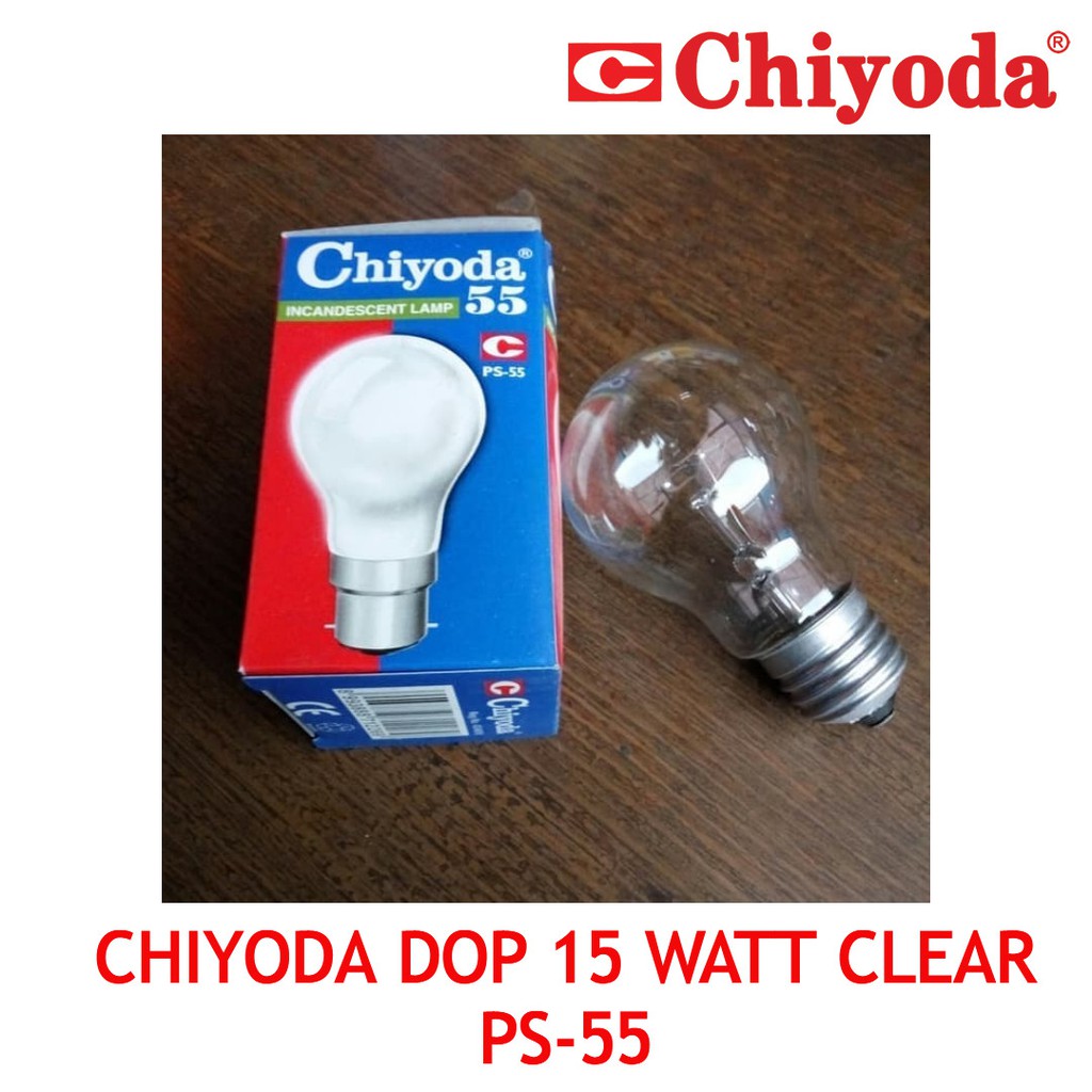 Jual Dop Chiyoda Ciyoda Lampu Ps Watt Incandescent Lamp Warna