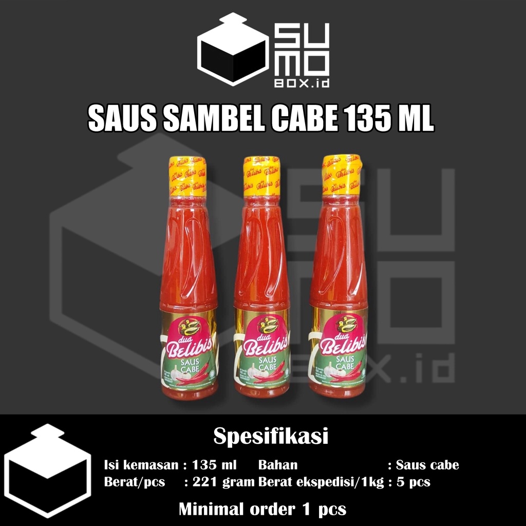 Jual Dua Belibis Saus Sambal Cabe Ml Saos Cabe Shopee Indonesia