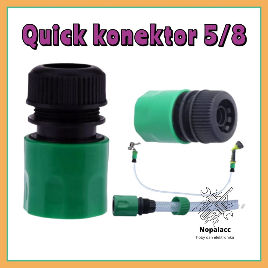 Jual Konektor Quick Release Connector Female Ke Selang Air Inch