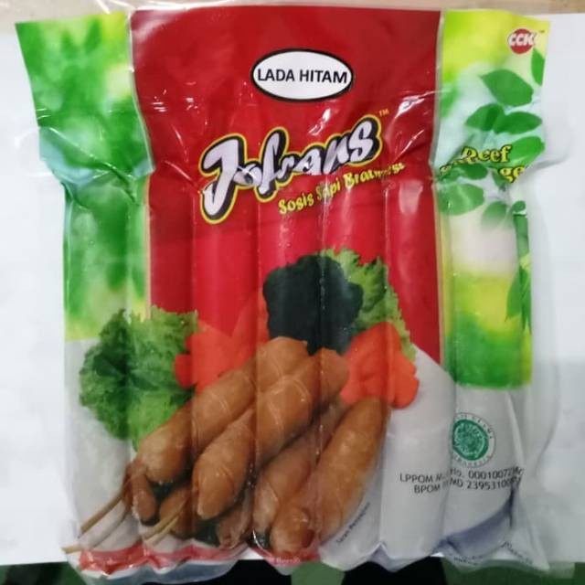 Jual JOFRANS SOSIS SAPI BAKAR LADA HITAM 500 GR BLACK PAPER Shopee