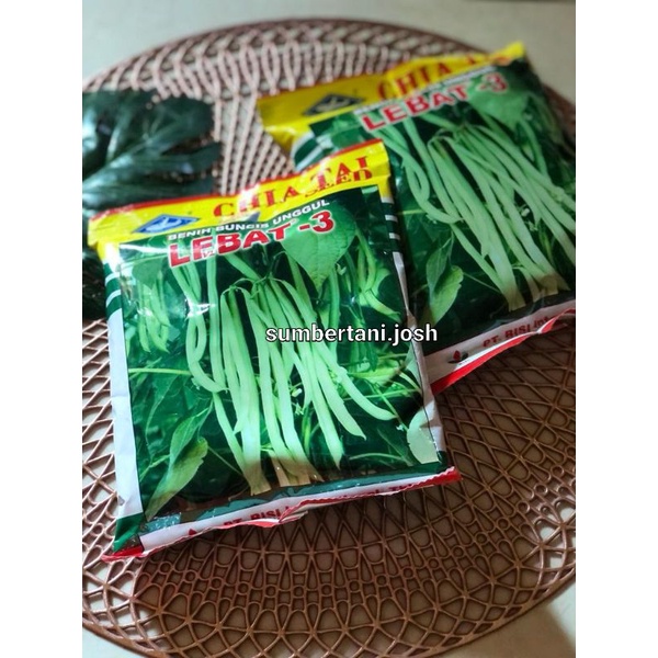 Jual Benih Buncis Unggul LEBAT 3 500 Gram Cap Kapal Terbang Shopee