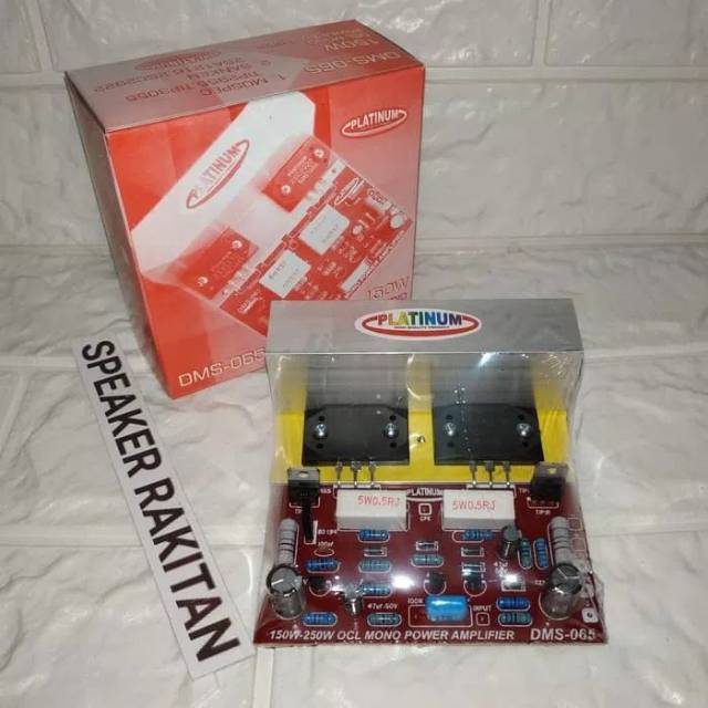 Jual Kit Power Amplifier Ocl Mono Tr Sanken Watt Dms Shopee