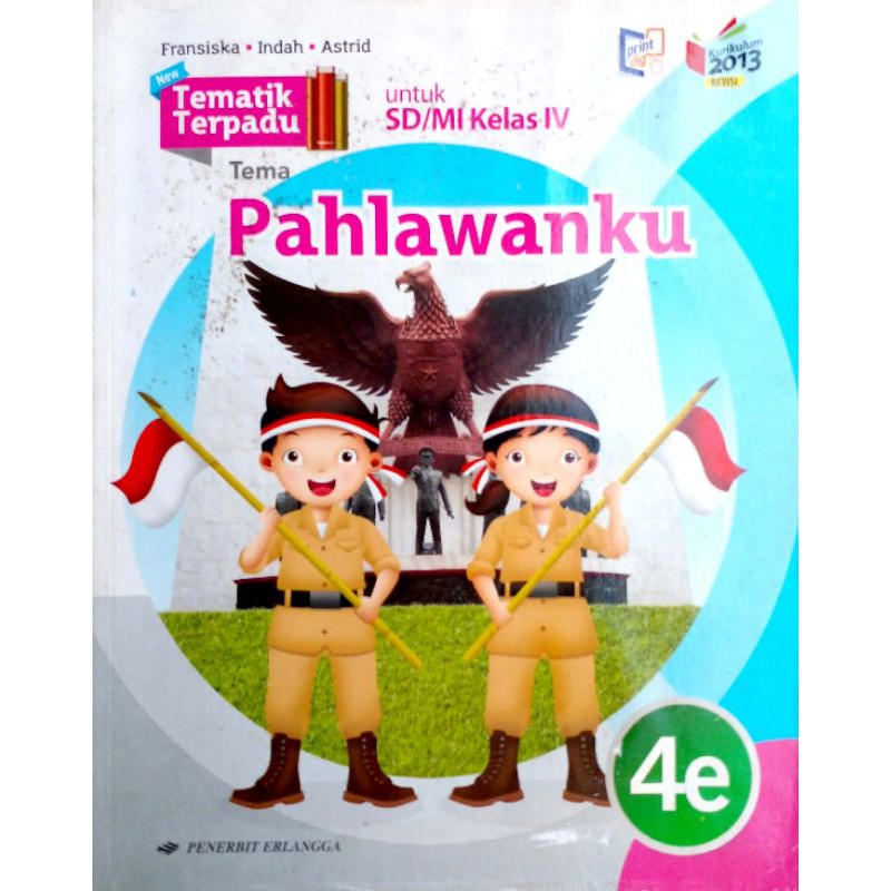 Jual Buku Tematik Terpadu Jilid Tokoh Dan Penemuan Untuk SD MI Kelas 4