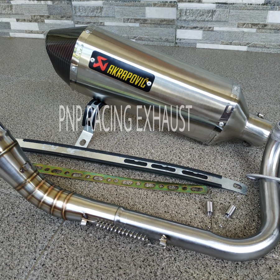 Jual Knalpot Akrapovic Titan Nmax Aerox Pcx Adv Lexi Genio Vario Beat