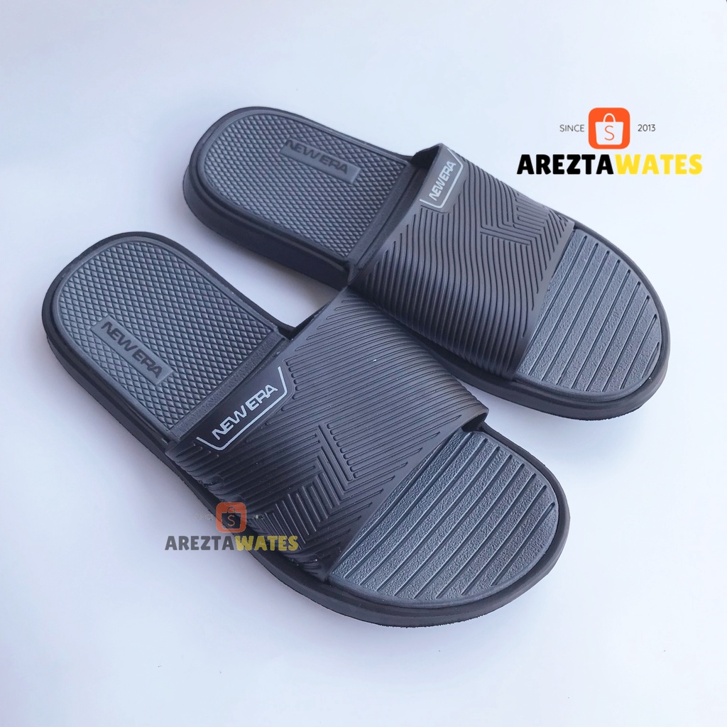 Jual Sandal Selop Slip On Karet Pria New Era MB E1245B Shopee Indonesia