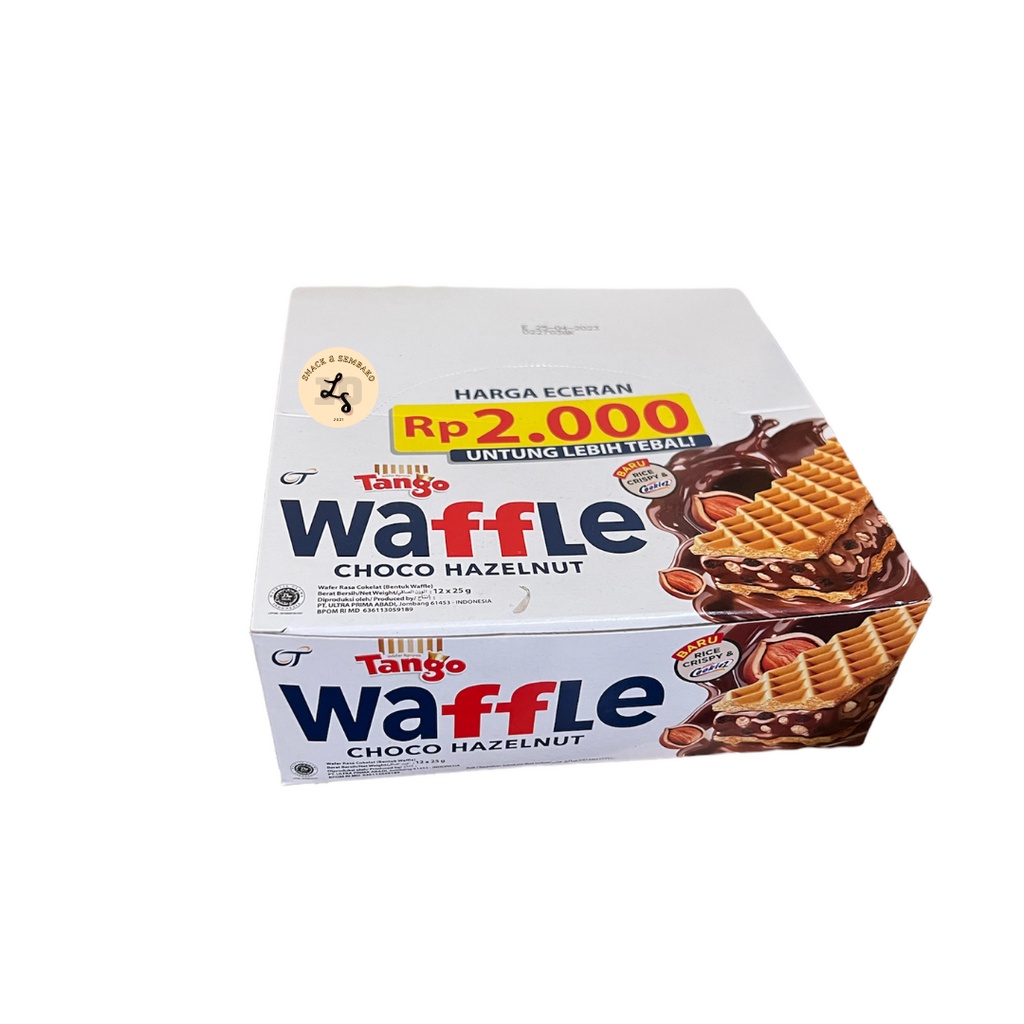 Jual Tango Waffle 2000 Choco Hazelnut Cookies Cream Isi 12x25gr Tango