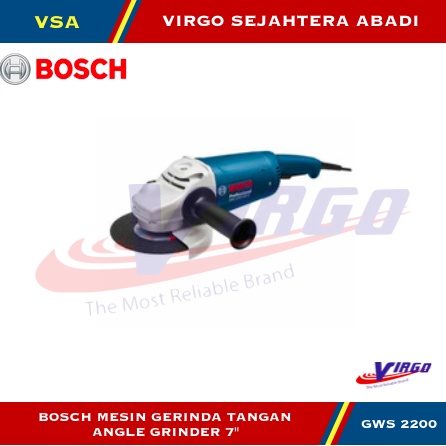 Jual BOSCH GWS2200 MESIN GERINDA GURINDA TANGAN ANGLE GRINDER 7 GWS