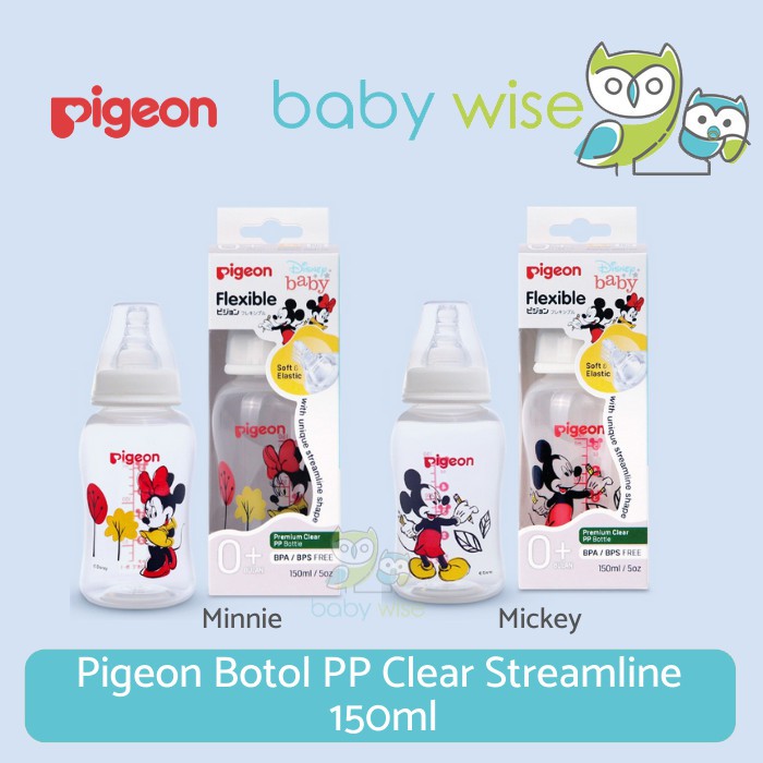 Jual Pigeon Botol PP Clear Streamline 150ml Shopee Indonesia