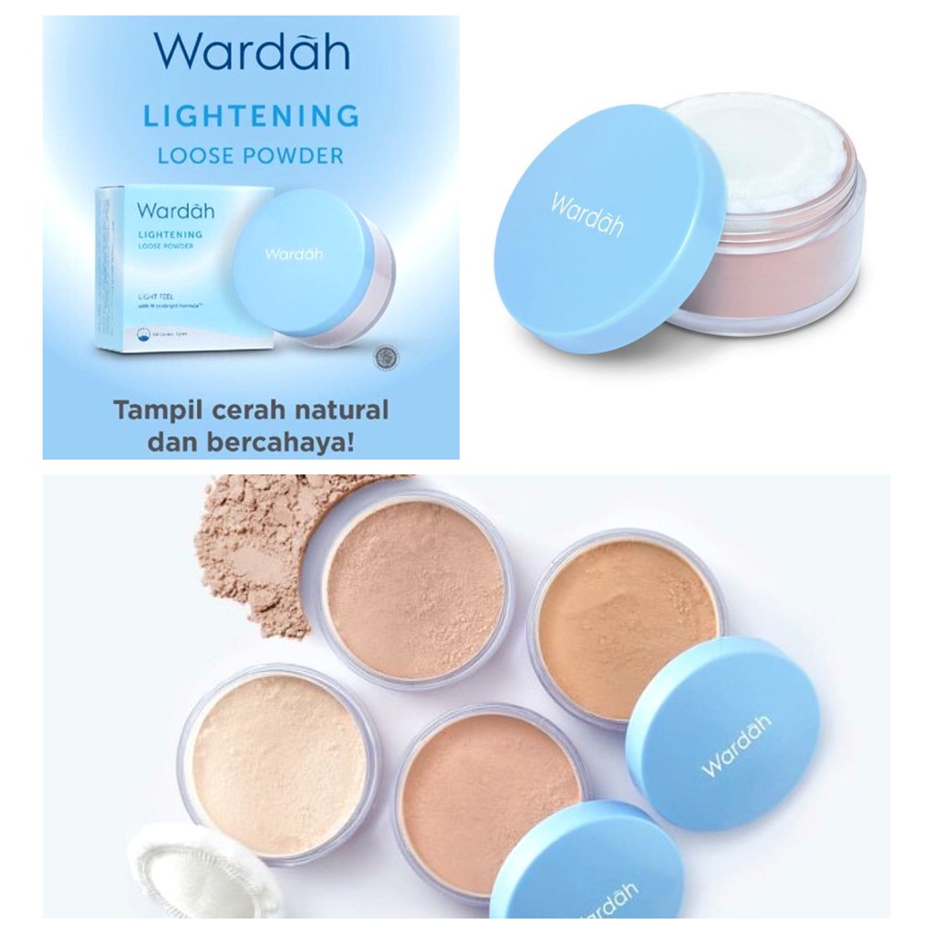 Jual Wardah Lightening Matte Powder Bedak Tabur Dengan SPF 15 PA