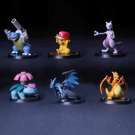 Jual Action Figure Pokemon Pikachu Mewtwo Charizard Venusaur Blastoise