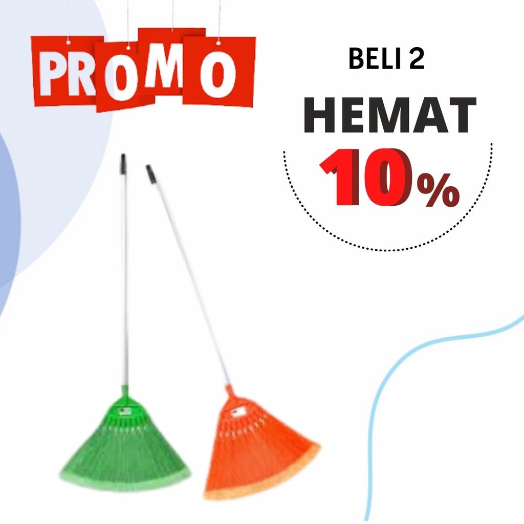 Jual PROMO Sapu KIpas Nagata 2 Pcs Lebih Hemat Sapu Nilon Sapu Nagata