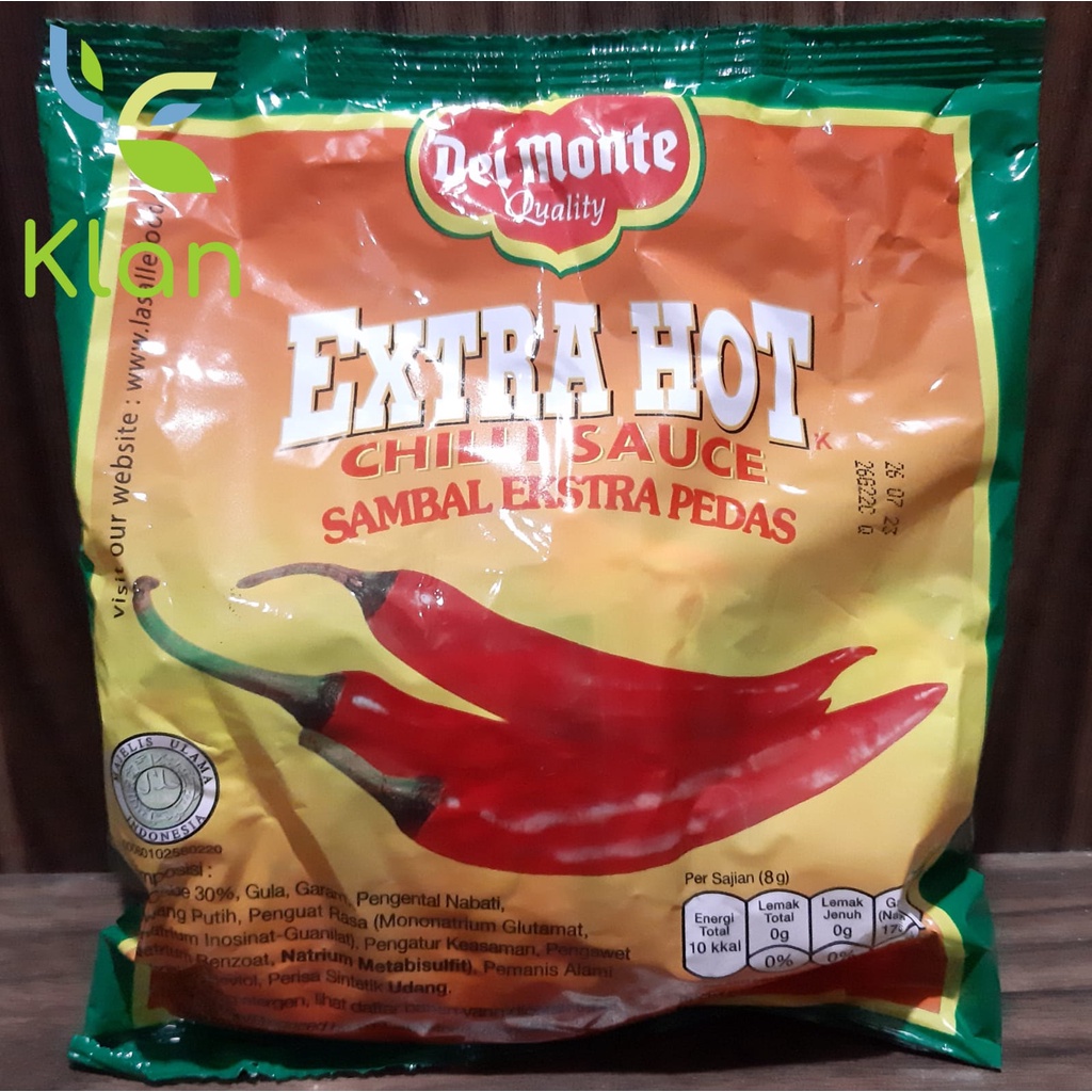 Jual Del Monte Chili Sauce Sachet Delmonte Extra Hot Sachet Isi