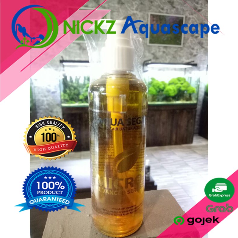 Jual Aqua Segar Micro Plus Ml Pupuk Cair Aquascape Shopee Indonesia