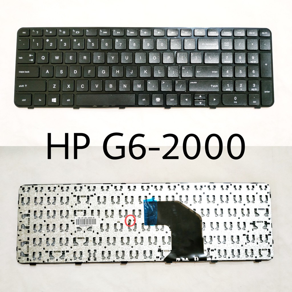 Jual KEYBOARD HP PAV G6 2000 G6 2100 G6 2200 G6 2300 BLACK FRAME