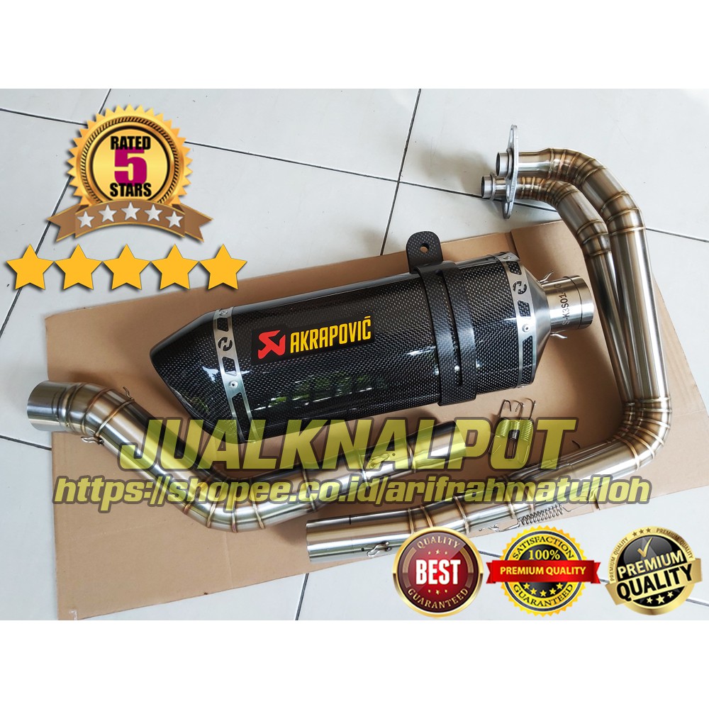 Jual Knalpot Ninja Fi Karbu Z R Mt Cbr Rr Akrapovic Carbon