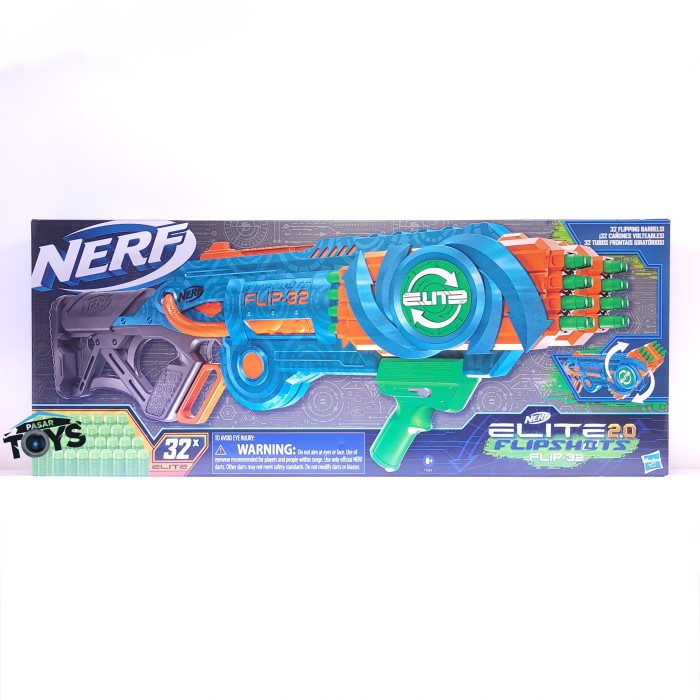 Jual Nerf Elite Flipshots Flip Blaster Rotating Dart Barrels