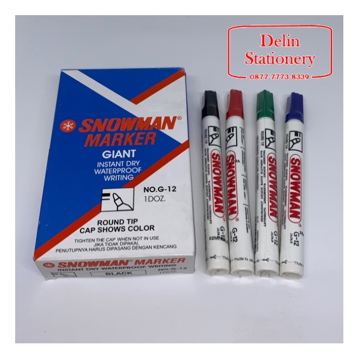 Jual Spidol Snowman Marker G Sepidol Permanent G Permanen G