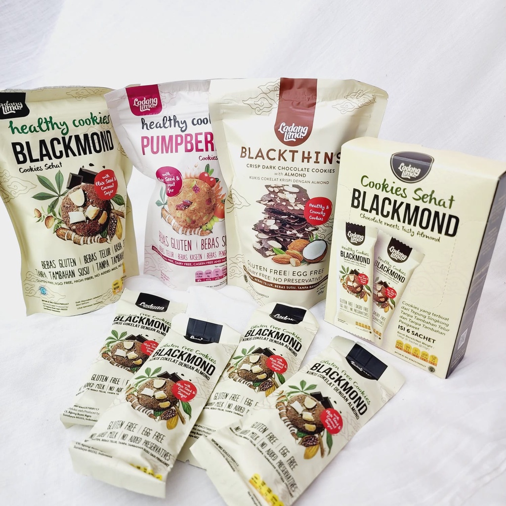 Jual Blackmond Pumpberry Blackthins Ladang Lima Cookies Sehat