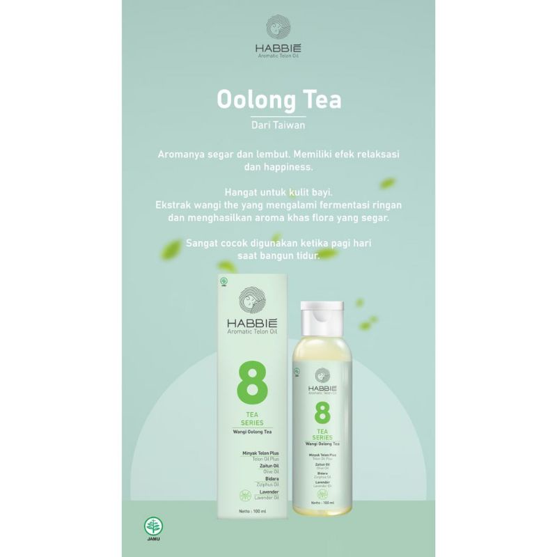 Jual Habbie Aromatic Telon Oil Tea Series Ml Shopee Indonesia