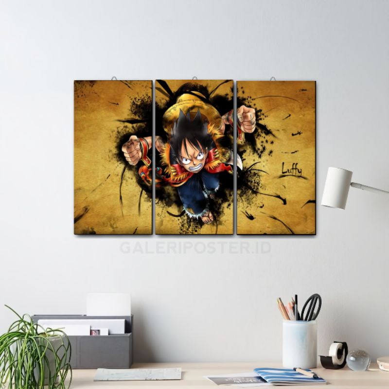 Jual Galeri Poster Set Hiasan Dinding Luffy One Piece Dekorasi Rumah