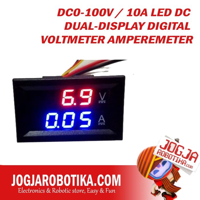 Jual Dc V A Led Dc Dual Display Digital Voltmeter Amperemeter