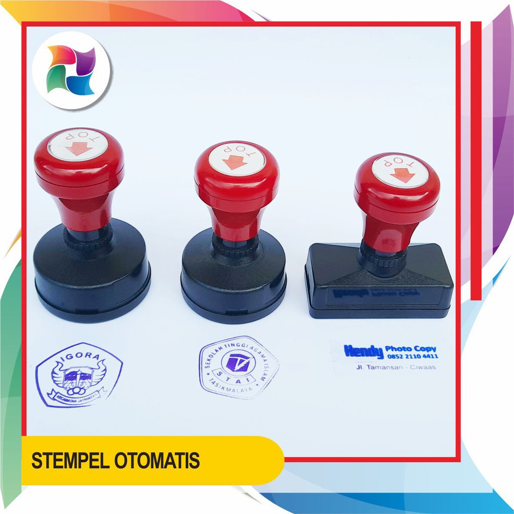 Jual STEMPEL OTOMATIS SUDAH TERISI TINTA TANPA TUMPAH Shopee Indonesia