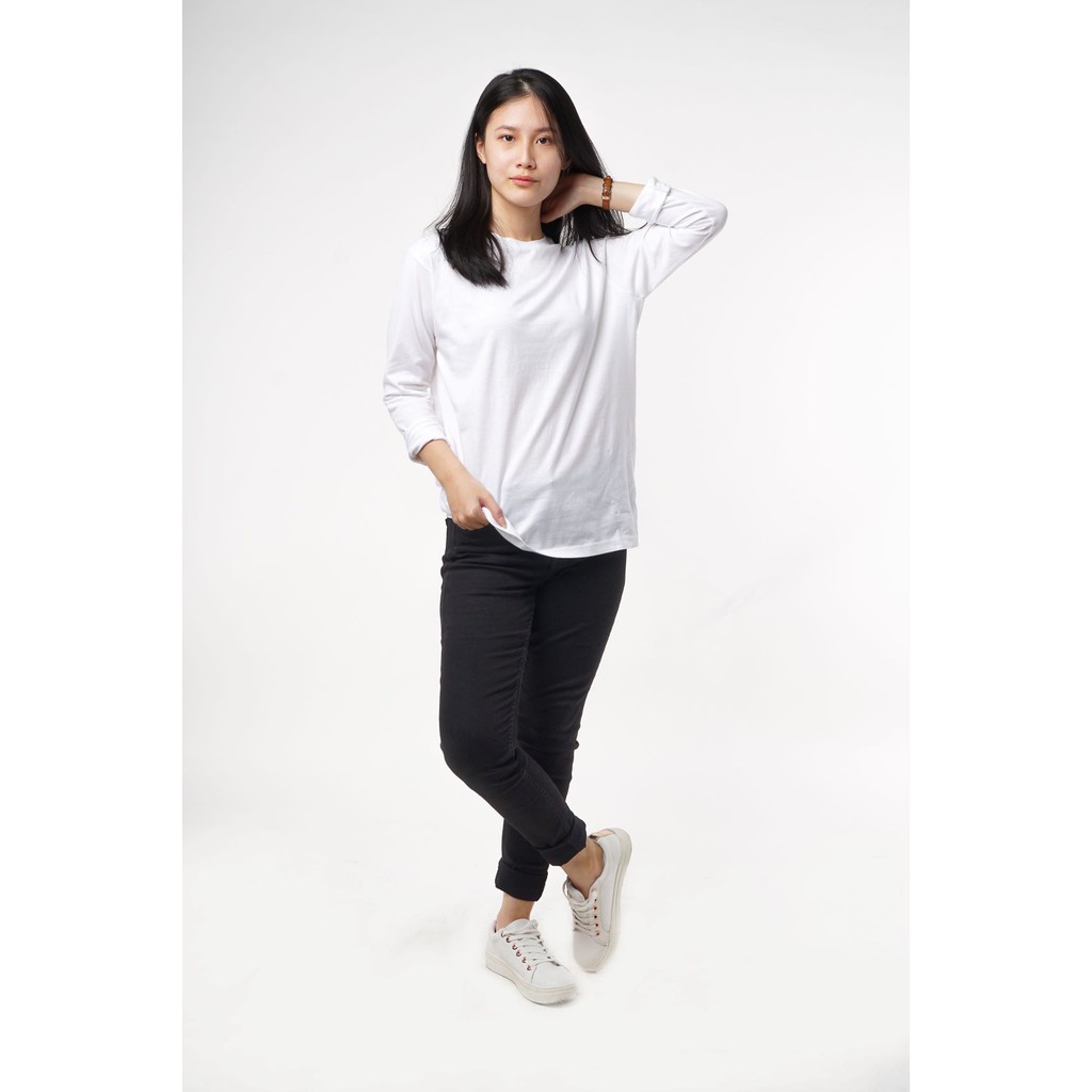 Jual Seattle Kaos Polos Lengan Panjang Long Sleeve Premium Soft Cotton