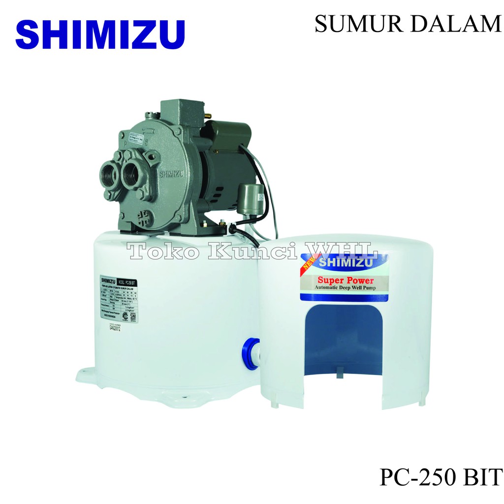 Jual SHIMIZU PC 250 BIT Pompa Air Shimizu Sumur Dalam OTOMATIS JET PUMP