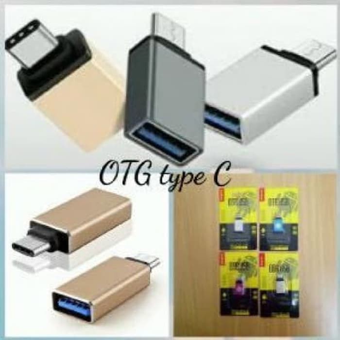 Jual Otg Type C To Usb Port Otg Plug Connector Shopee Indonesia